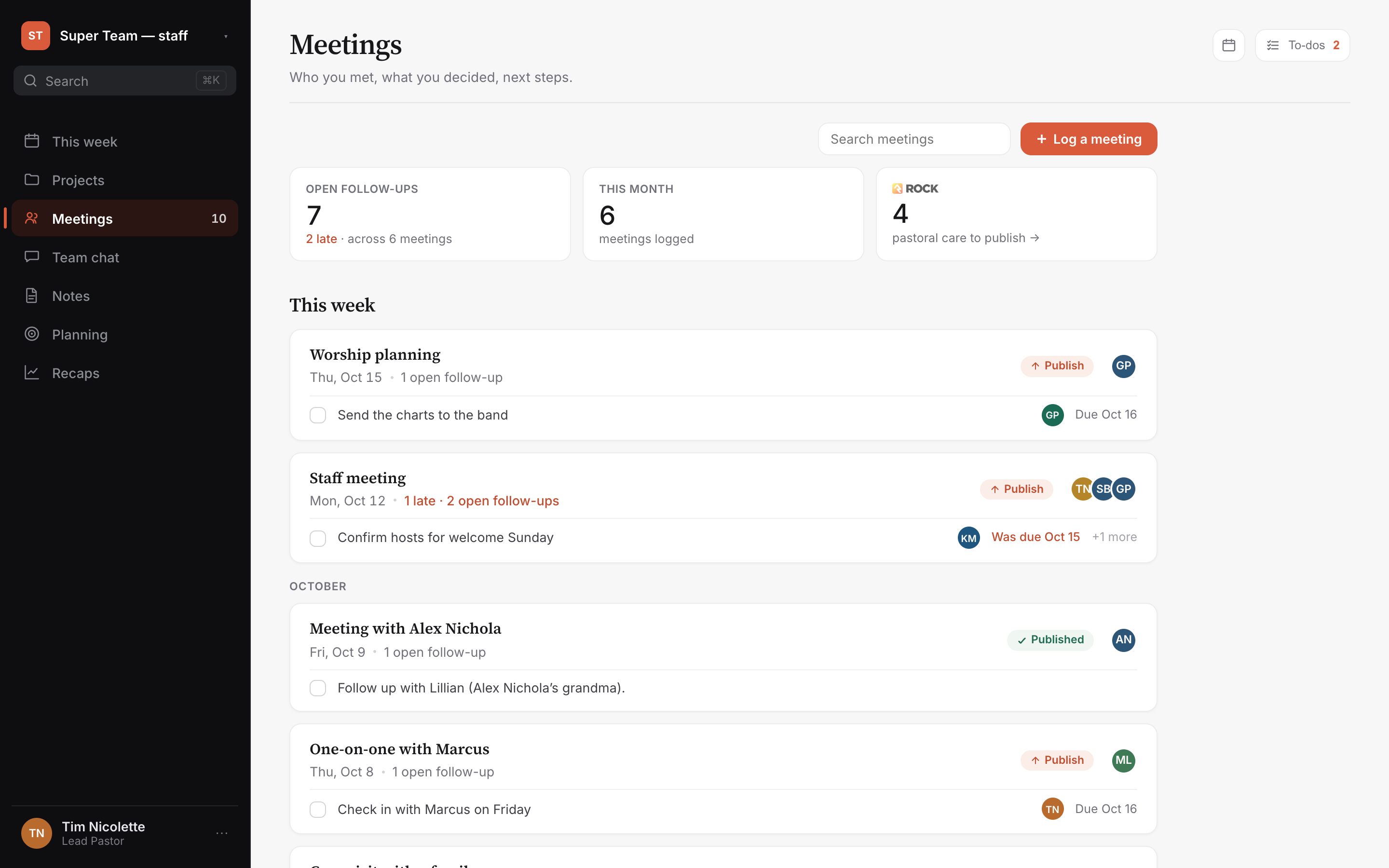Meetings