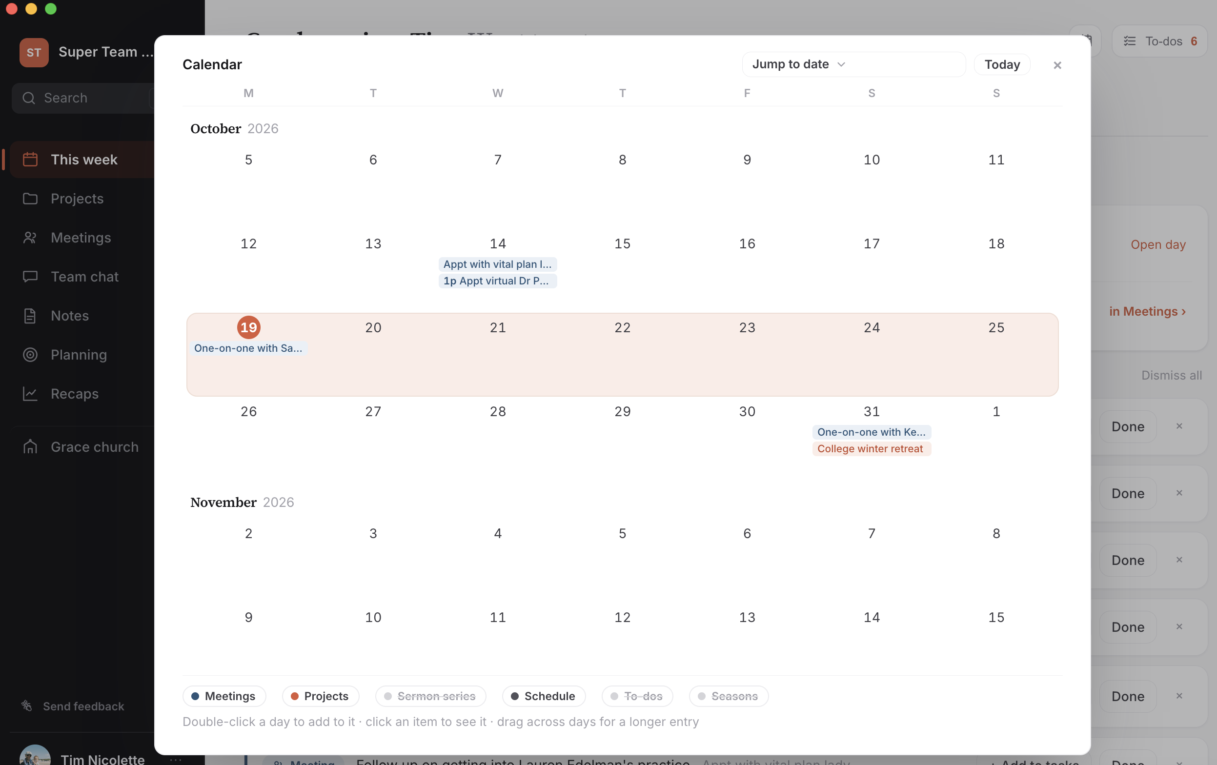 Calendar